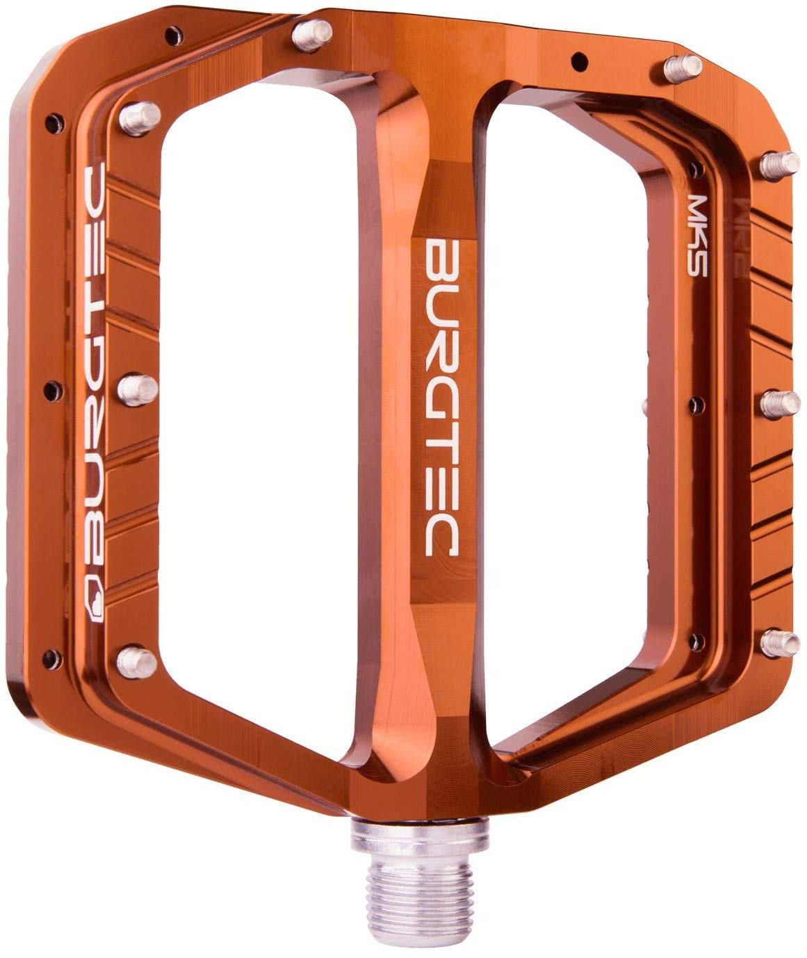 Amazon | Burgtec ペントハウス フラット MK5 自転車ペダル - CrMo
